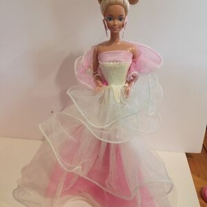 1988 Barbie "Animal Lovin' Barbie Doll in dance magic 1989 dress restyled hair